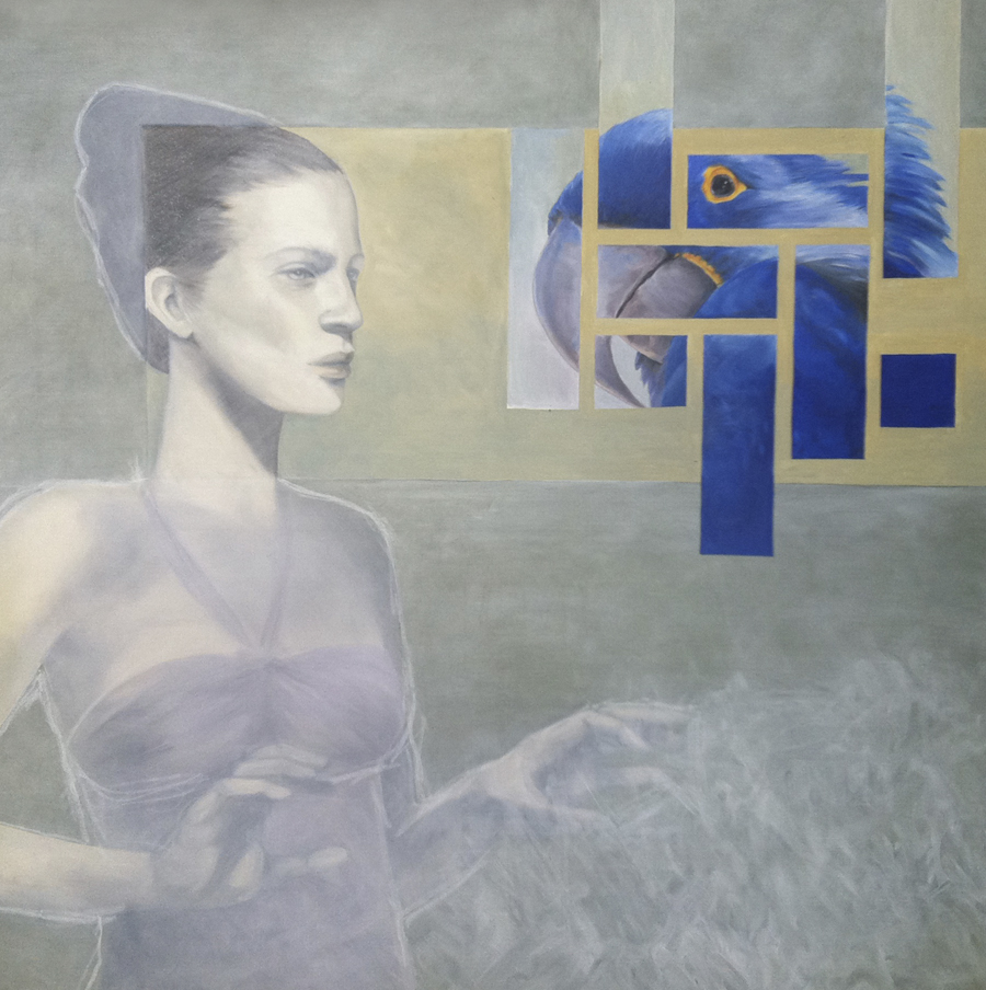 "Taumascopic vision" 2013 oil on canvas - cm. 100x100