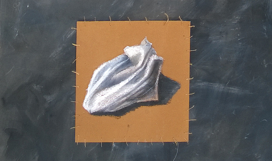 "Dove vanno le lacrime" pastello a olio su carta, 2015