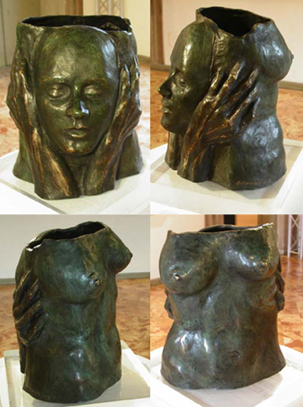 "Don't look inside" Bronze Farnesina Collection