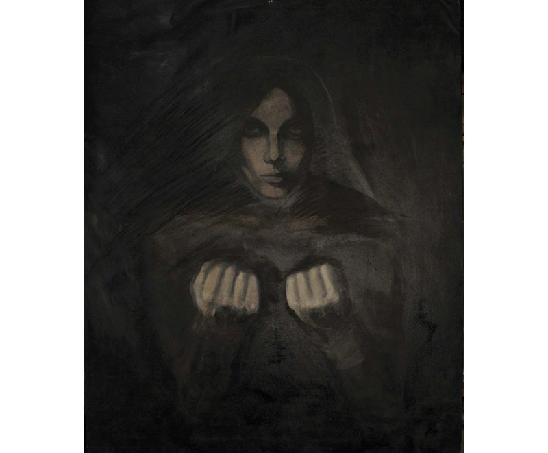 “The dark side” 2013, olio su tela cm. 60×80